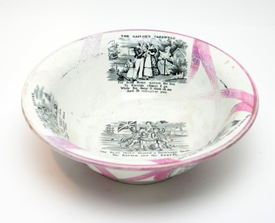 Lot 529 - C T Maling lustre basin; another.