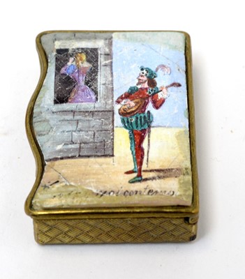 Lot 182 - An early 20th Century French erotic snuff box