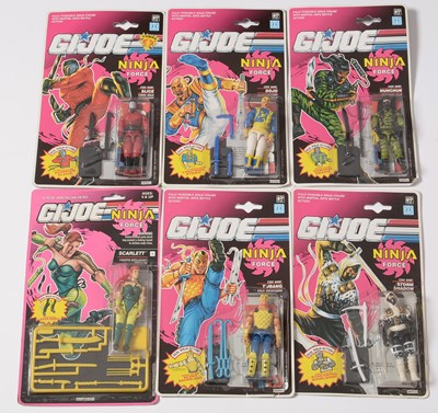 Lot 179 - Hasbro G.I. Joe Ninja Force figurines.