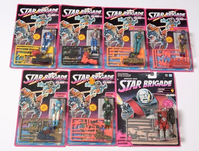 Lot 185 - Hasbro G.I. Joe Star Brigade figurines.