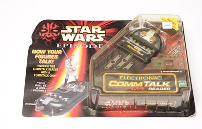 Lot 199 - Hasbro Star Wars Episode I Conntalk Ship figurines.