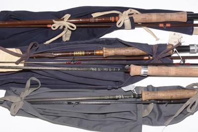 Lot 525 - Four fishing rods