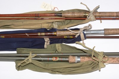 Lot 526 - Three fishing rods