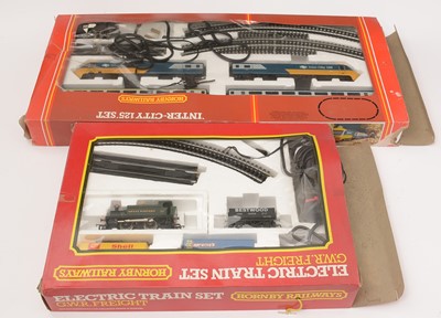 Lot 312 - Hornby Railways 00-gauge train sets and accessories