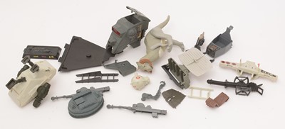 Lot 318 - A selection of Star Wars Palitoy vehicles