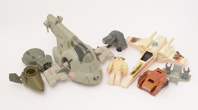 Lot 318 - A selection of Star Wars Palitoy vehicles