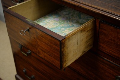 Lot 56 - A George III mahogany chest