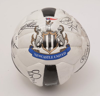 Lot 635 - A Newcastle United signed football