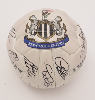 Lot 637 - A Newcastle United signed football