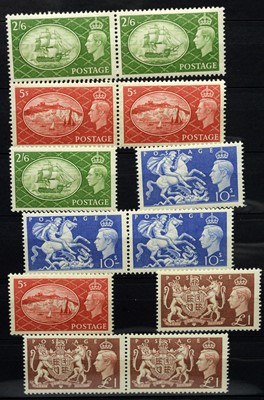 Lot 826 - GB GVI 1951 set and set of pairs