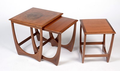 Lot 363 - G Plan: a teak nest of three 'Astro' occasional tables