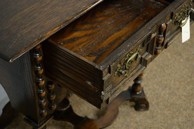 Lot 6 - A 17th Century style side table
