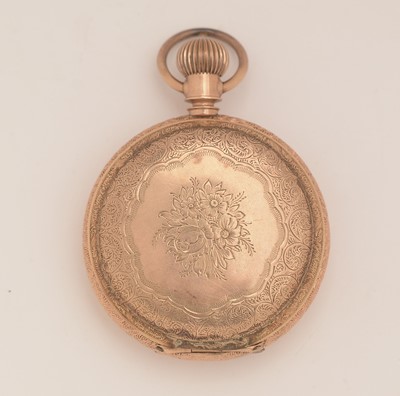 Lot 14 - Elgin Watch Co, U.S.A.: a 14ct yellow gold cased hunter pocket watch