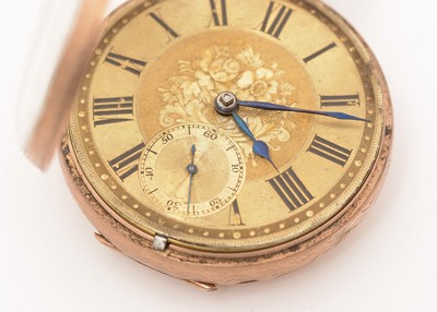 Lot 15 - Samuel Alexander & Son, London: a 9ct yellow gold cased open faced pocket watch