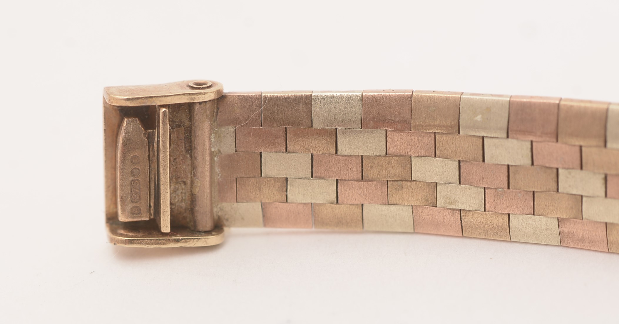 bueche girod 9ct gold watch