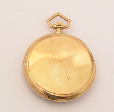 Lot 20 - Mappin: an Art Deco 18ct yellow gold pocket watch