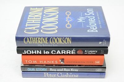 Lot 789 - Signed biographies and a novel.