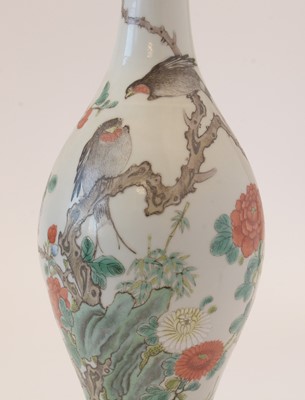 Lot 447 - Chinese famille rose vase