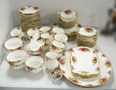 Lot 341 - Royal Albert 'Old Country Roses' part dinner and tea service.