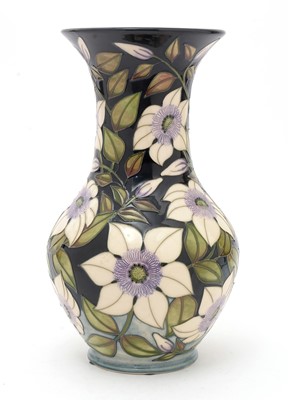 Lot 479 - Moorcroft vase with Passion flowers