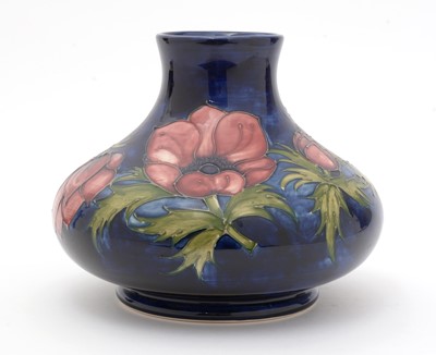 Lot 461 - Moorcroft Anemone pattern vase