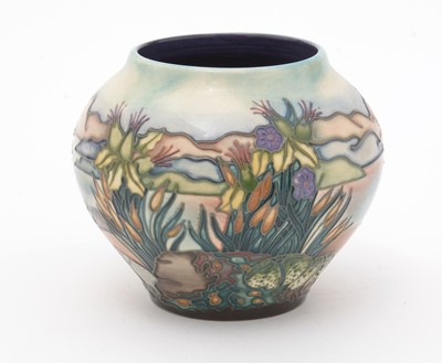 Lot 463 - Moorcroft Islay pattern vase by Philip Gibson