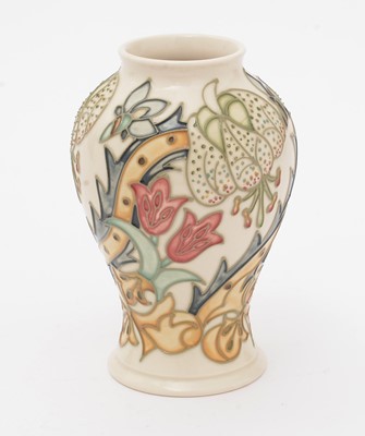 Lot 465 - Moorcroft Golden Lily vase