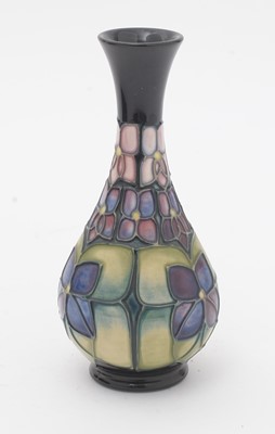 Lot 473 - Moorcroft Violet pattern small vase
