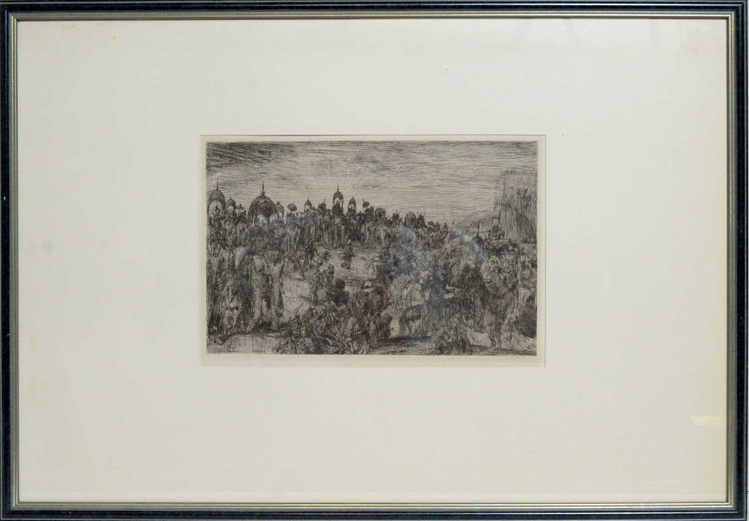 Lot 192 - Marius Alexander Bauer - etching