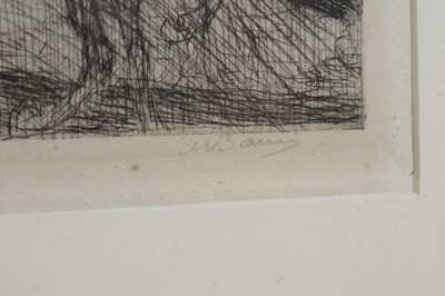 Lot 18 - Marius Alexander Bauer - And the Earth Trembled | etching