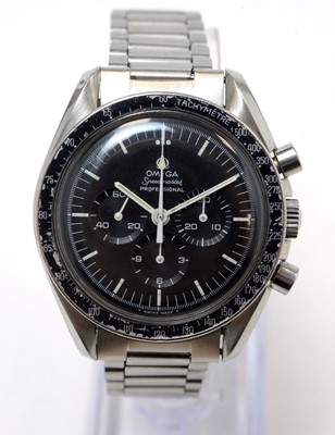 Lot 45 - Omega Speedmaster Professional: a stainless steel cased wristwatch