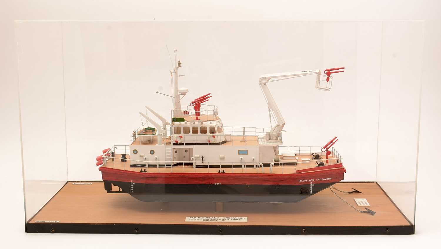 Lot 1102 - A Shipbuilders model of the River Tees Fire Boat "Cleveland Endeavour"