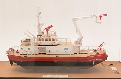 Lot 1102 - A Shipbuilders model of the River Tees Fire Boat "Cleveland Endeavour"