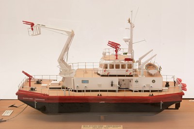 Lot 1102 - A Shipbuilders model of the River Tees Fire Boat "Cleveland Endeavour"