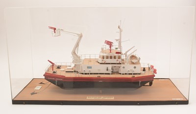 Lot 1102 - A Shipbuilders model of the River Tees Fire Boat "Cleveland Endeavour"