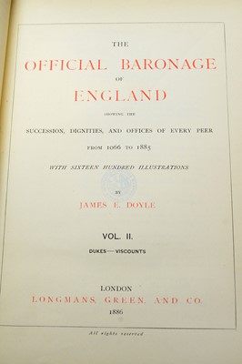 Lot 761 - The Baronetage of England.