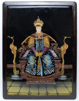 Lot 739 - Chinese reverse painting on glass