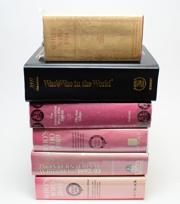 Lot 768 - Who's Who Domestic and International Editions.