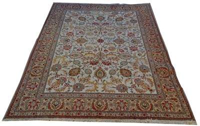 Lot 367 - A Tabriz carpet