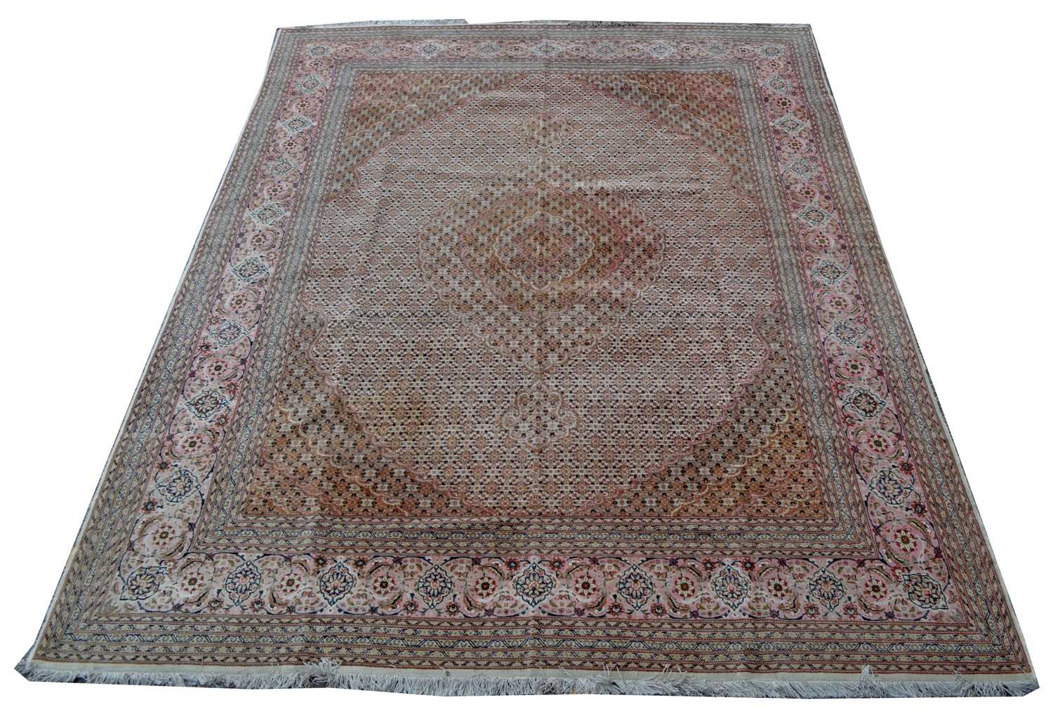 Lot 100 - A Tabriz carpet