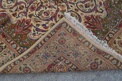 Lot 656 - A Tabriz carpet