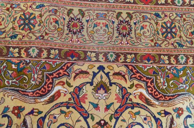 Lot 385 - A Tabriz carpet