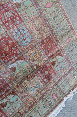 Lot 396 - A Qum carpet