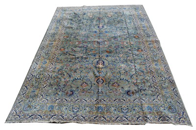 Lot 400 - A Kashan carpet