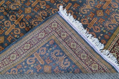 Lot 87 - An Azerbaijan carpet