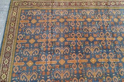 Lot 672 - An Azerbaijan carpet
