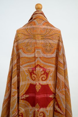 Lot 1194 - A Victorian printed Paisley shawl