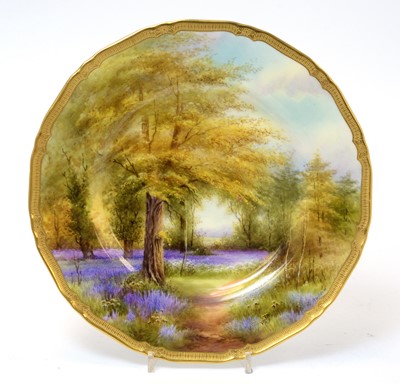 Lot 521 - Royal |Worcester plate  by Rushton