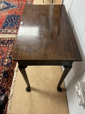 Lot 29 - A Georgian side table and a Georgian gateleg table