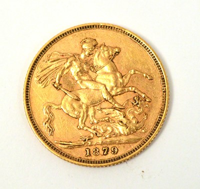 Lot 107 - An Australian Queen Victoria gold sovereign